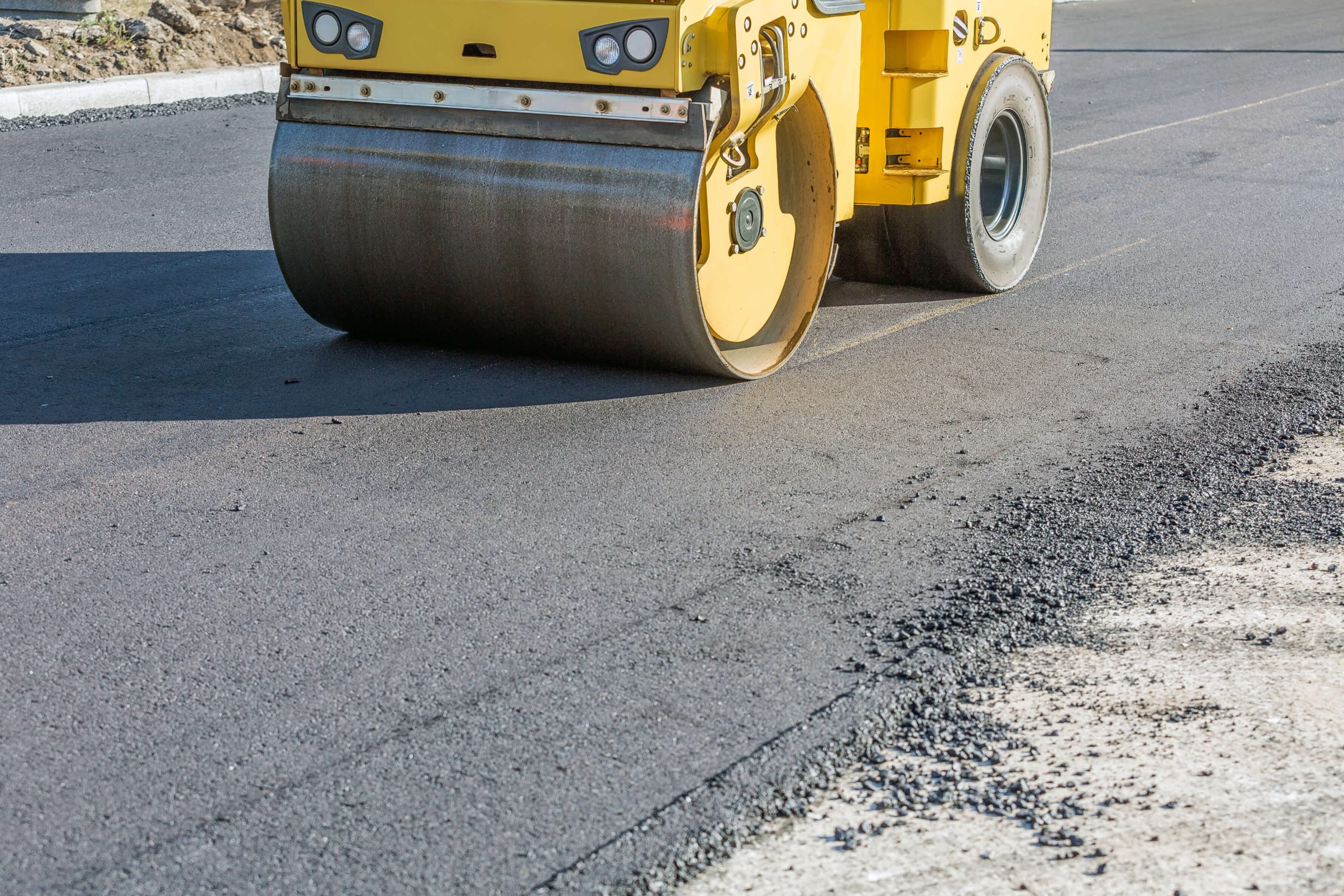 Rolling asphalt flat